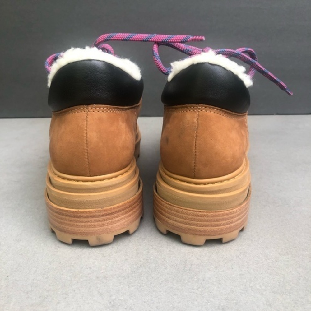 Schutz Lucille Suede & Shearling Bootie NEW size 6 - Picture 6 of 8